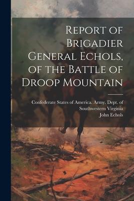 Report of Brigadier General Echols, of the Battle of Droop Mountain