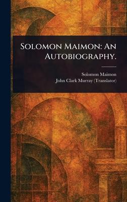 Solomon Maimon: An Autobiography. Subscription