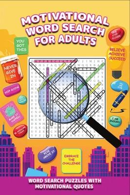 Motivational Word Search Puzzle Book With Quotes