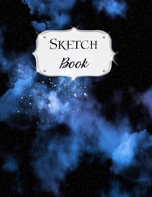 Sketch Book: Galaxy Sketchbook Scetchpad for Drawing or Doodling Notebook Pad for Creative Artists #5 Black Blue