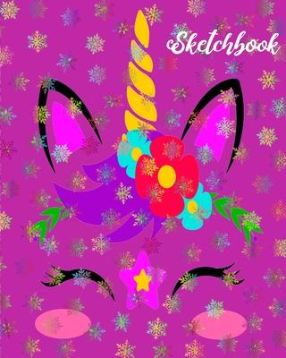 Sketchbook: Unicorn Design Doodle Activity NoteBook - Create Your Unique Art, Games, Ideas and Creative Stories Workbook For Girls