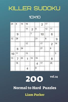 Killer Sudoku - 200 Normal to Hard Puzzles 10x10 vol.14