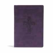 KJV Rainbow Study Bible, Purple Leathertouch Subscription