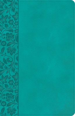 NASB Large Print Personal Size Reference Bible, Teal Leathertouch, Indexed