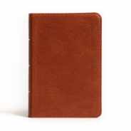 NASB Large Print Compact Reference Bible, Burnt Sienna Leathertouch Subscription