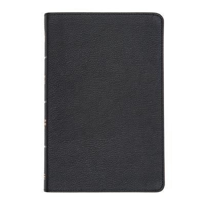 CSB Thinline Bible, Black Genuine Leather