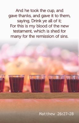 Communion Bulletin: And as They Were Eating (Package of 100): Matthew 26:27-18 (Kjv)