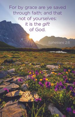 General Worship Bulletin: The Gift of God (Package of 100): Ephesians 2:8 (Kjv)