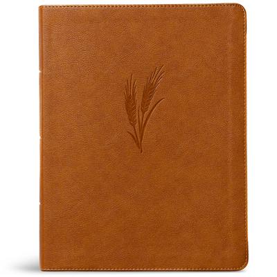 CSB Notetaking Bible, Large Print Edition, Camel Leathertouch