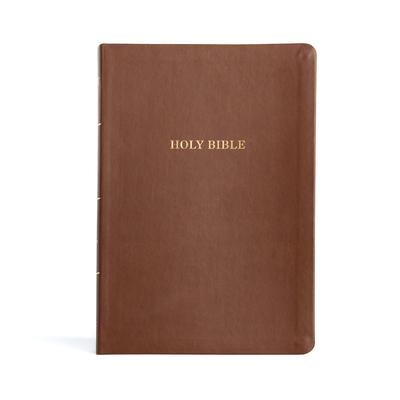 KJV Large Print Thinline Bible, Value Edition, Brown Leathertouch: Holy Bible