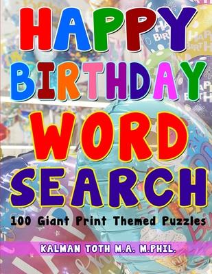 Happy Birthday Word Search