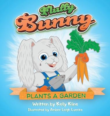 Fluffy Bunny Plants a Garden