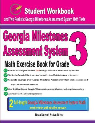 Georgia Milestones Assessment System Math Exercise Book for Grade 3: Student Workbook and Two Realistic Gmas Math Tests Subscription