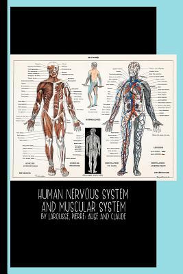 Human Nervous System and Muscular System (1900) by Larousse, Pierre; Aug and Claude: College Ruled Notebook: Illustration / Gallery and Museum Art