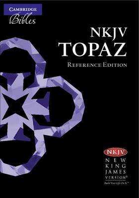 NKJV Topaz Reference Edition, Black Goatskin Leather, Nk676: Xrl