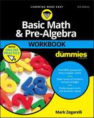 Basic Math & Pre-Algebra Workbook for Dummies with Online Practice Subscription