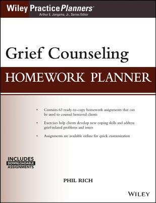 Grief Counseling Homework Planner, (with Download)