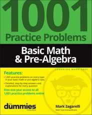 Basic Math & Pre-Algebra: 1001 Practice Problems for Dummies (+ Free Online Practice) Subscription