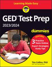 GED Test Prep 2023 / 2024 for Dummies with Online Practice Subscription