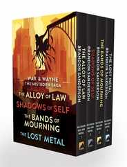 Wax and Wayne, the Mistborn Saga Boxed Set: Alloy of Law, Shadows of Self, Bands of Mourning, and the Lost Metal Subscription