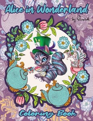 Alice in Wonderland Coloring Book: A whimsical coloring book for adults Adult coloring book Alice in Wonderland