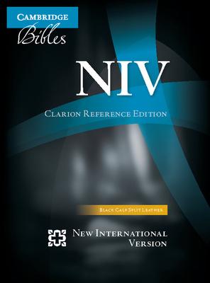 NIV Clarion Reference Bible, Black Calf Split Leather, Ni484: X