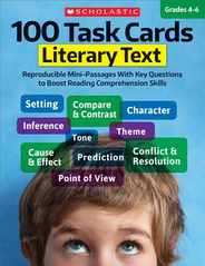 100 Task Cards: Literary Text: Reproducible Mini-Passages with Key Questions to Boost Reading Comprehension Skills Subscription