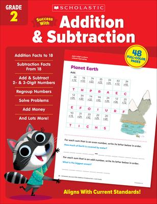 Scholastic Success with Addition & Subtraction Grade 2 Workbook