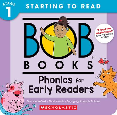 Bob Books - Phonics for Early Readers Box Set Phonics, Ages 4 and Up, Kindergarten (Stage 1: Starting to Read)