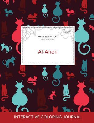 Adult Coloring Journal: Al-Anon (Animal Illustrations, Cats)