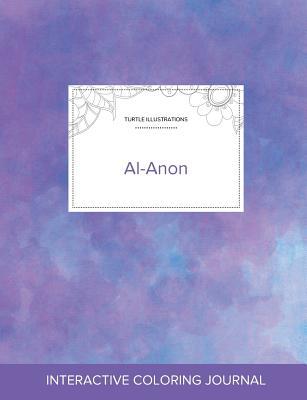 Adult Coloring Journal: Al-Anon (Turtle Illustrations, Purple Mist)