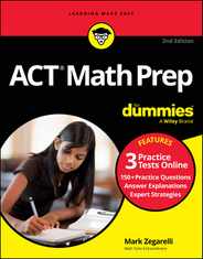ACT Math Prep for Dummies: Book + 3 Practice Tests Online Subscription