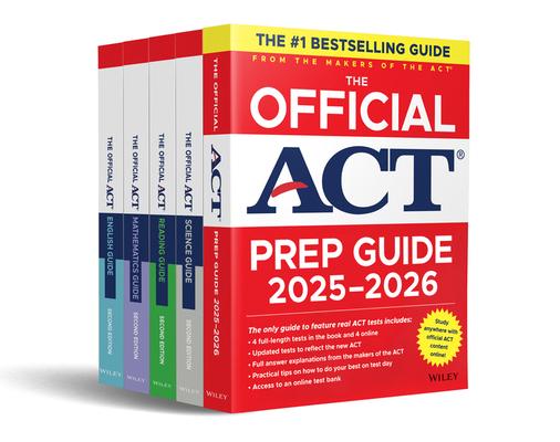 The Official ACT Prep & Subject Guides 2025-2026 Complete Set Subscription