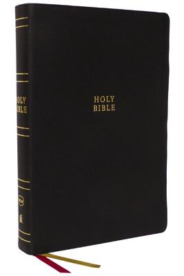 NKJV Holy Bible, Super Giant Print Reference Bible, Black Genuine Leather, 43,000 Cross References, Red Letter, Comfort Print: New King James Version