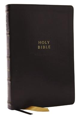 KJV Holy Bible with Apocrypha and 73,000 Center-Column Cross References, Black Leathersoft, Red Letter, Comfort Print (Thumb Indexed): King James Vers