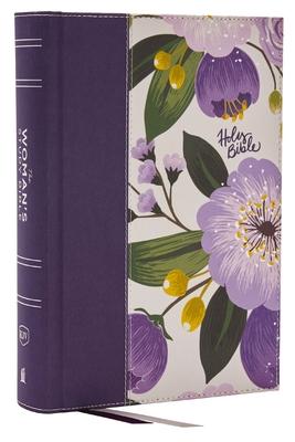 Kjv, the Woman's Study Bible, Purple Floral Cloth Over Board, Red Letter, Full-Color Edition, Comfort Print: Receiving God's Truth for Balance, Hope,