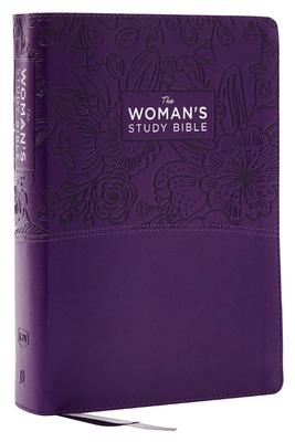 Kjv, the Woman's Study Bible, Purple Leathersoft, Red Letter, Full-Color Edition, Comfort Print: Receiving God's Truth for Balance, Hope, and Transfor