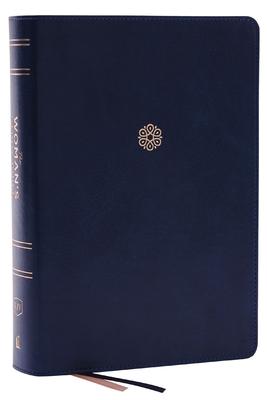 Kjv, the Woman's Study Bible, Blue Leathersoft, Red Letter, Full-Color Edition, Comfort Print: Receiving God's Truth for Balance, Hope, and Transforma