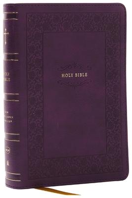 NKJV Compact Paragraph-Style Bible W/ 43,000 Cross References, Purple Leathersoft, Red Letter, Comfort Print: Holy Bible, New King James Version: Holy