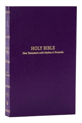 KJV Holy Bible: Pocket New Testament with Psalms and Proverbs, Purple Softcover, Red Letter, Comfort Print: King James Version