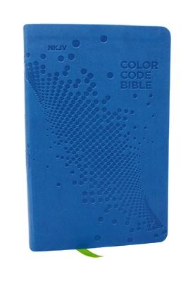 Nkjv, Color Code Bible for Kids, Blue Leathersoft, Comfort Print