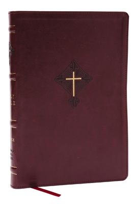 Rsv2ce, Thinline Large Print Catholic Bible, Crimson Leathersoft, Comfort Print