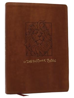 The Sketchbook Bible: The Complete Bible with Hundreds of Illustrations (Nkjv, Brown Leathersoft, Red Letter, Comfort Print) Subscription