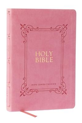 KJV Holy Bible: Large Print with 53,000 Center-Column Cross References, Pink Leathersoft, Red Letter, Comfort Print (Thumb Indexed): King James Versio