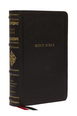 NKJV Large Print Reference Bible, Black Leathersoft, Red Letter, Comfort Print, Thumb Indexed (Sovereign Collection): Holy Bible, New King James Versi