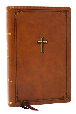 KJV Personal Size Large Print End-Of-Verse Reference Bible, Brown Leathersoft, Red Letter, Comfort Print (Thumb Indexed) Subscription