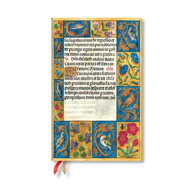 Paperblanks 2025 Weekly Planner Spinola Hours Ancient Illumination 12-Month Maxi Horizontal Elastic Band 160 Pg 100 GSM