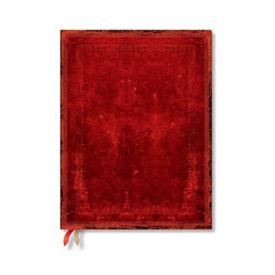 Paperblanks 2025 Weekly Planner Red Moroccan Bold Old Leather Collection Business Planners Ultra Business Planner Elastic Band 224 Pg 80 GSM