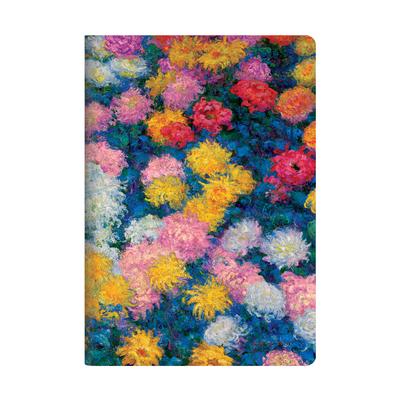 Paperblanks Monet's Chrysanthemums Monet's Chrysanthemums Cahiers A4 Unlined No Closure 80 Pg 100 GSM