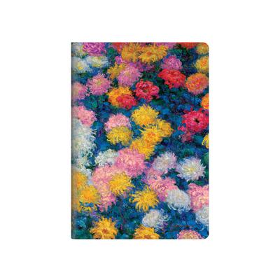 Paperblanks Monet's Chrysanthemums Monet's Chrysanthemums Cahiers A5 Lined No Closure 80 Pg 100 GSM